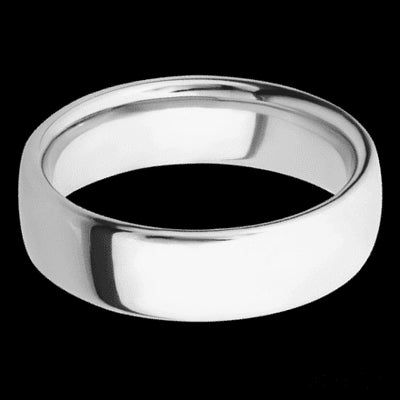 7 mm wide Ultra Comfort (our most comfortable profile) 14K White Gold band.