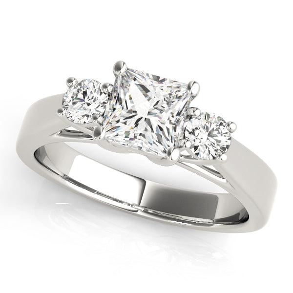 Three Stone Diamond Engagement Ring