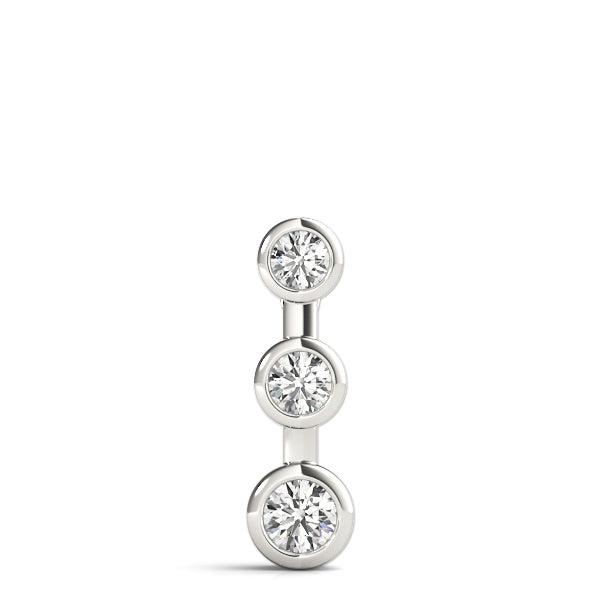 Three Stone Diamond Pendant