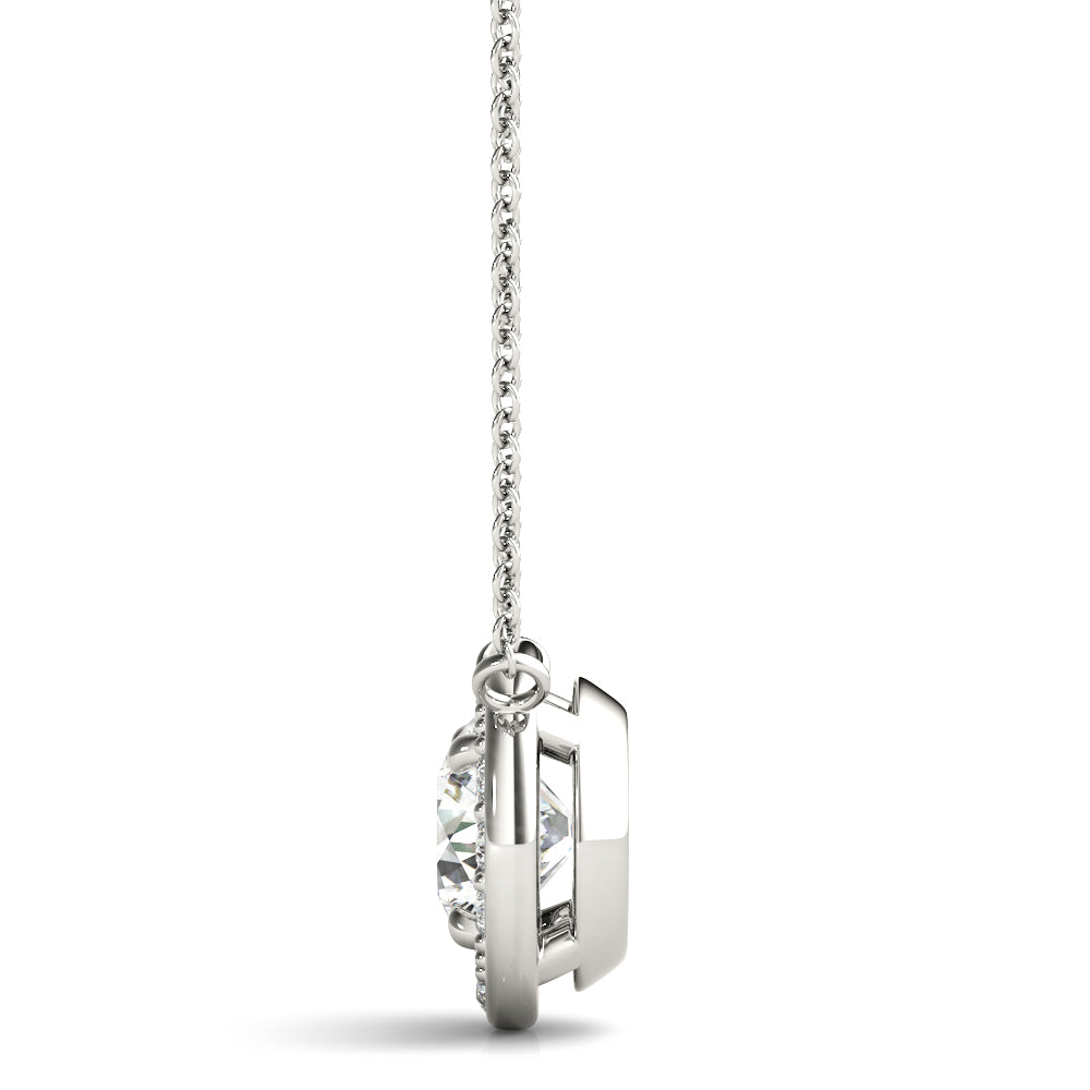 Halo Diamond Pendant