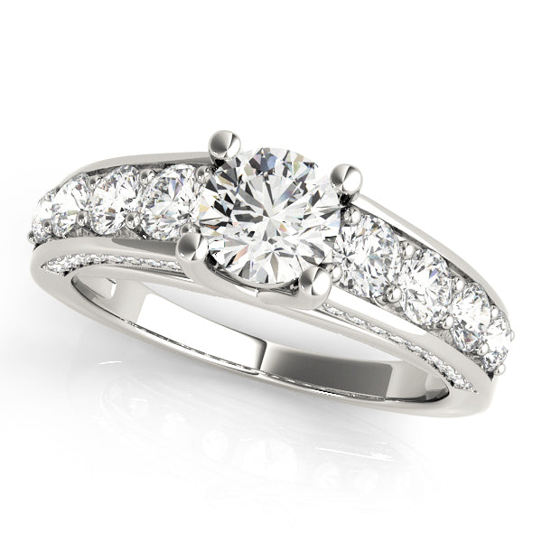 Trellis Diamond Engagement Ring