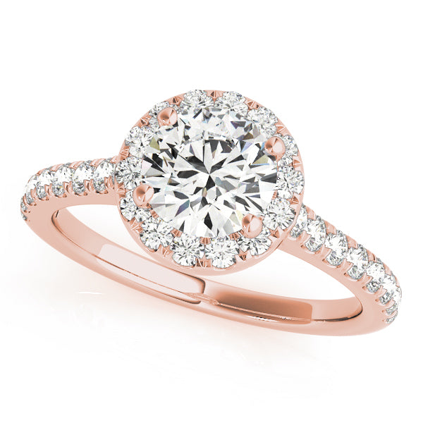 Halo Diamond Engagement Ring