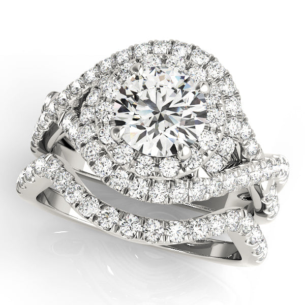 Halo Diamond Engagement Ring