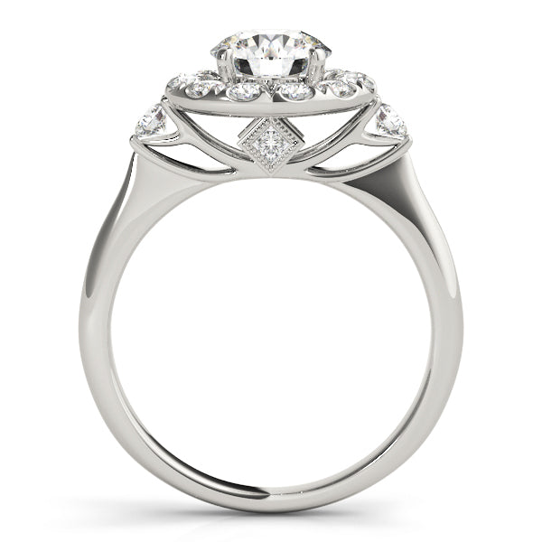 Halo Diamond Engagement Ring