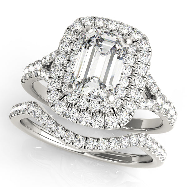 Halo Diamond Engagement Ring