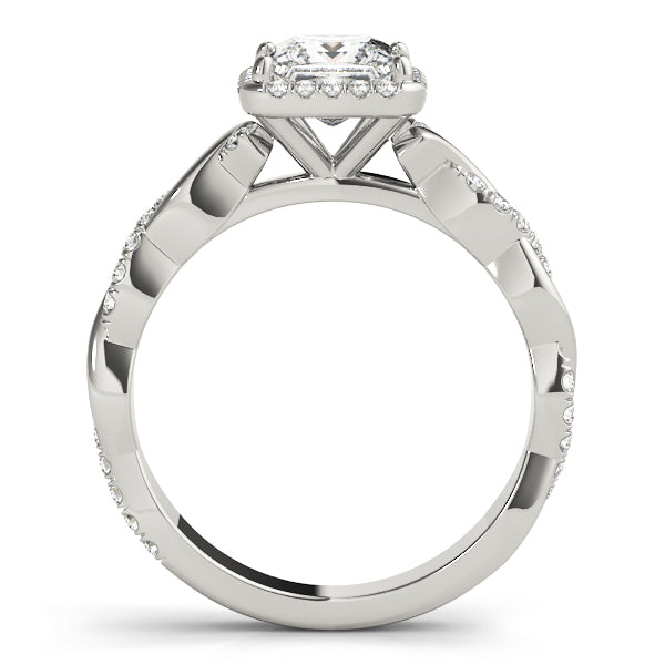 Halo Diamond Engagement Ring