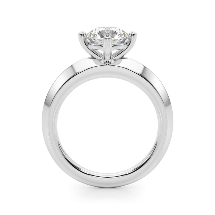 Solitaire Diamond Engagement Ring