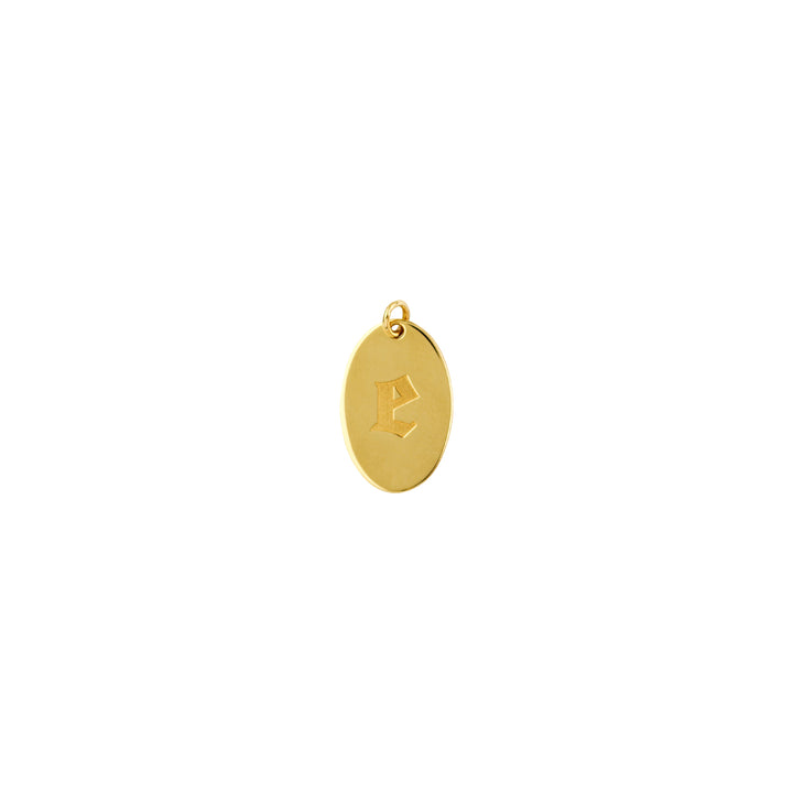 Small Oval Engravable Charm