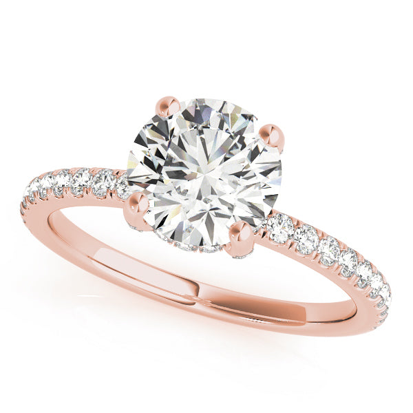 Halo Diamond Engagement Ring