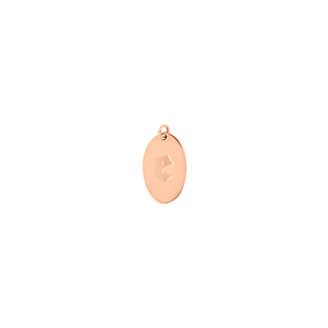 Small Oval Engravable Charm