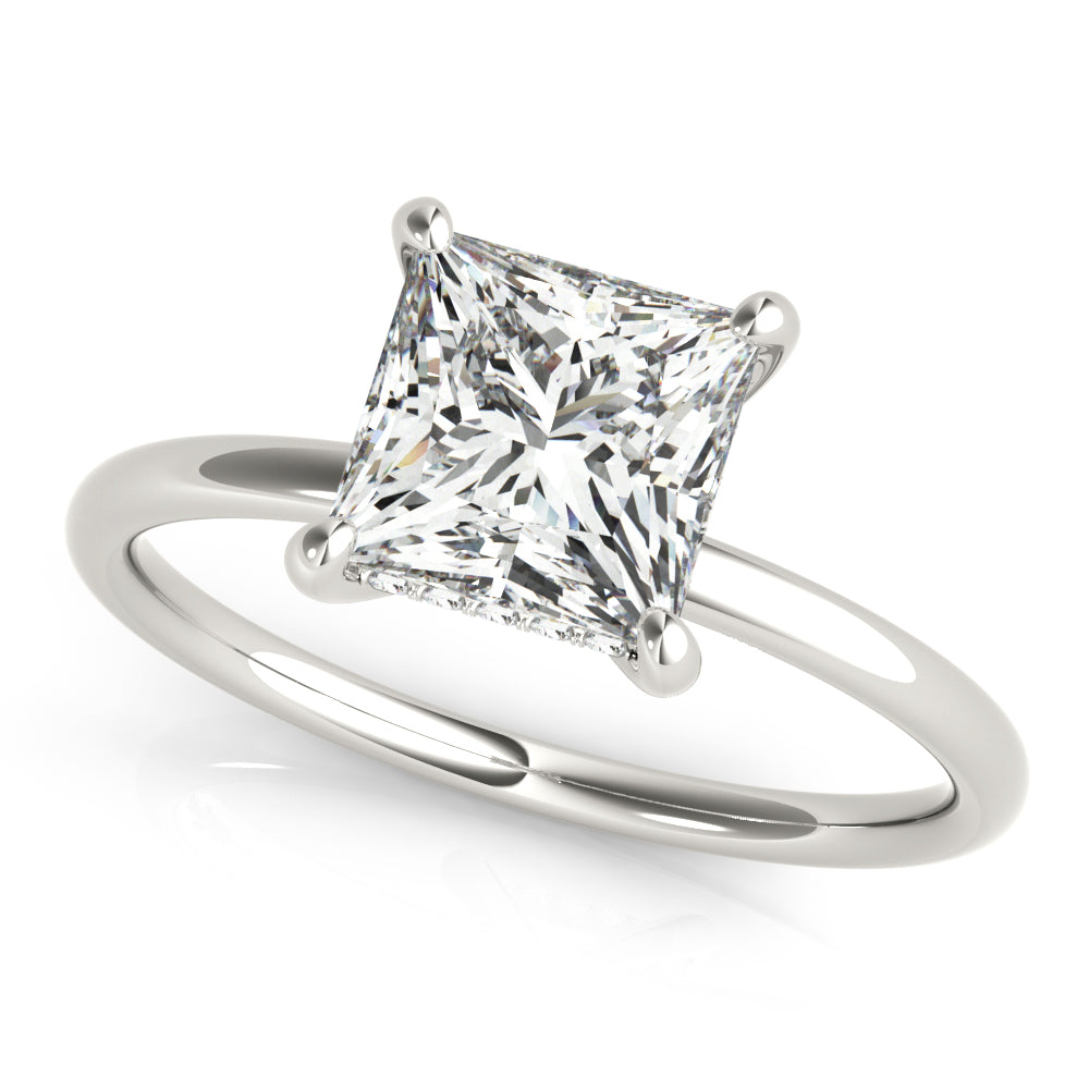 Halo Diamond Engagement Ring