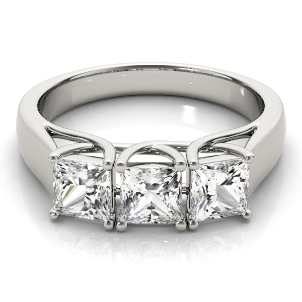 Three Stone Diamond Engagement Ring