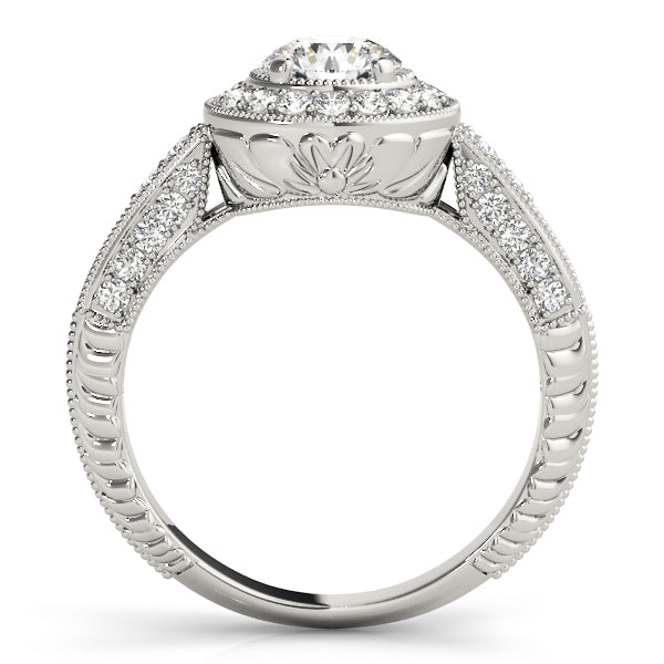 Halo Diamond Engagement Ring