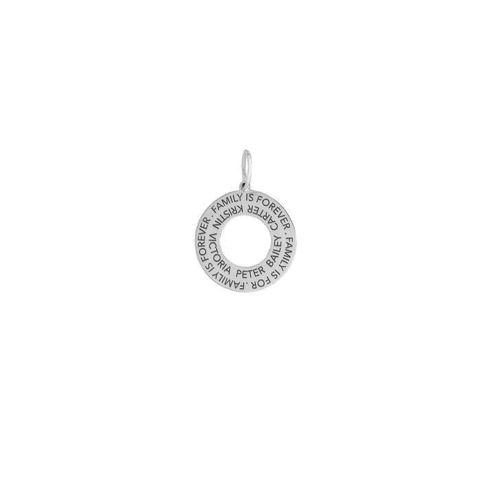 Circle Cutout Engravable Charm