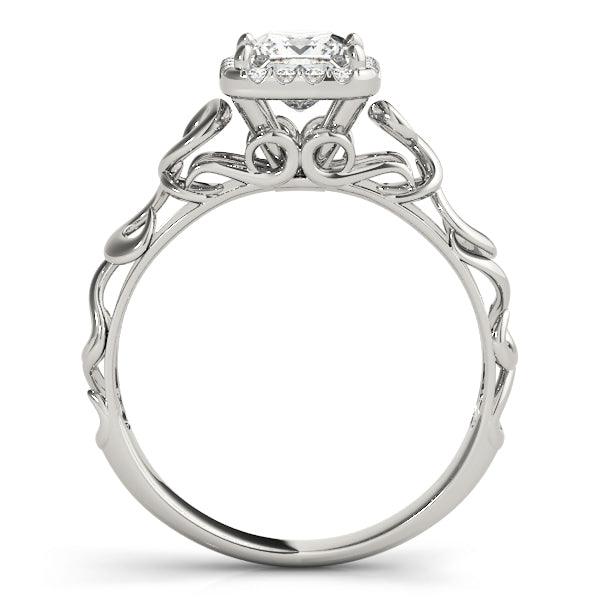 Halo Diamond Engagement Ring