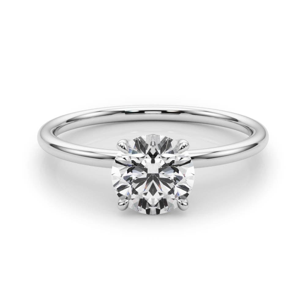 Solitaire Diamond Engagement Ring