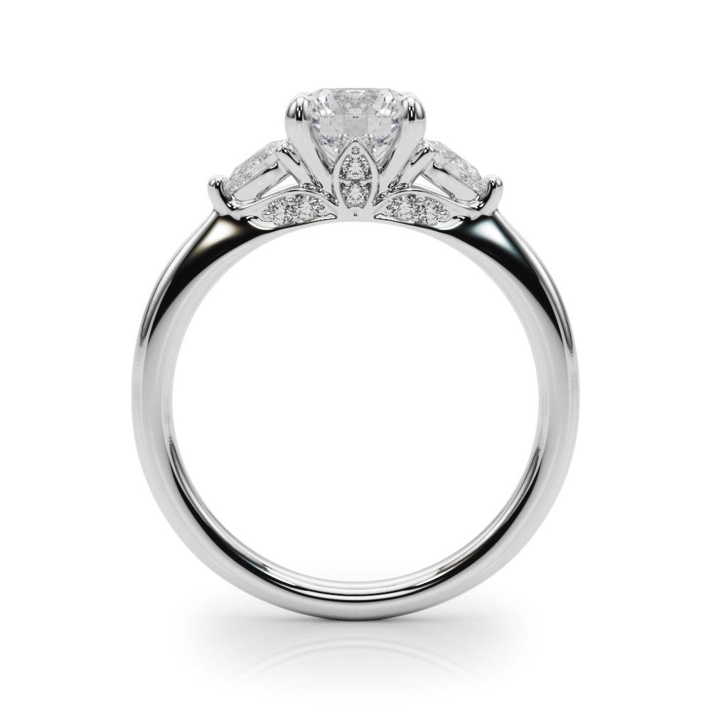 Three Stone Diamond Engagement Ring