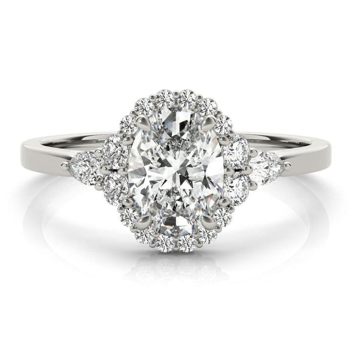 Halo Diamond Engagement Ring