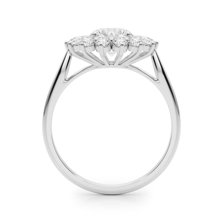 Halo Diamond Engagement Ring