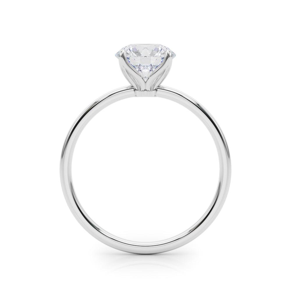 Solitaire Diamond Engagement Ring