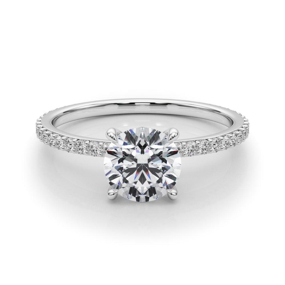 Halo Diamond Engagement Ring