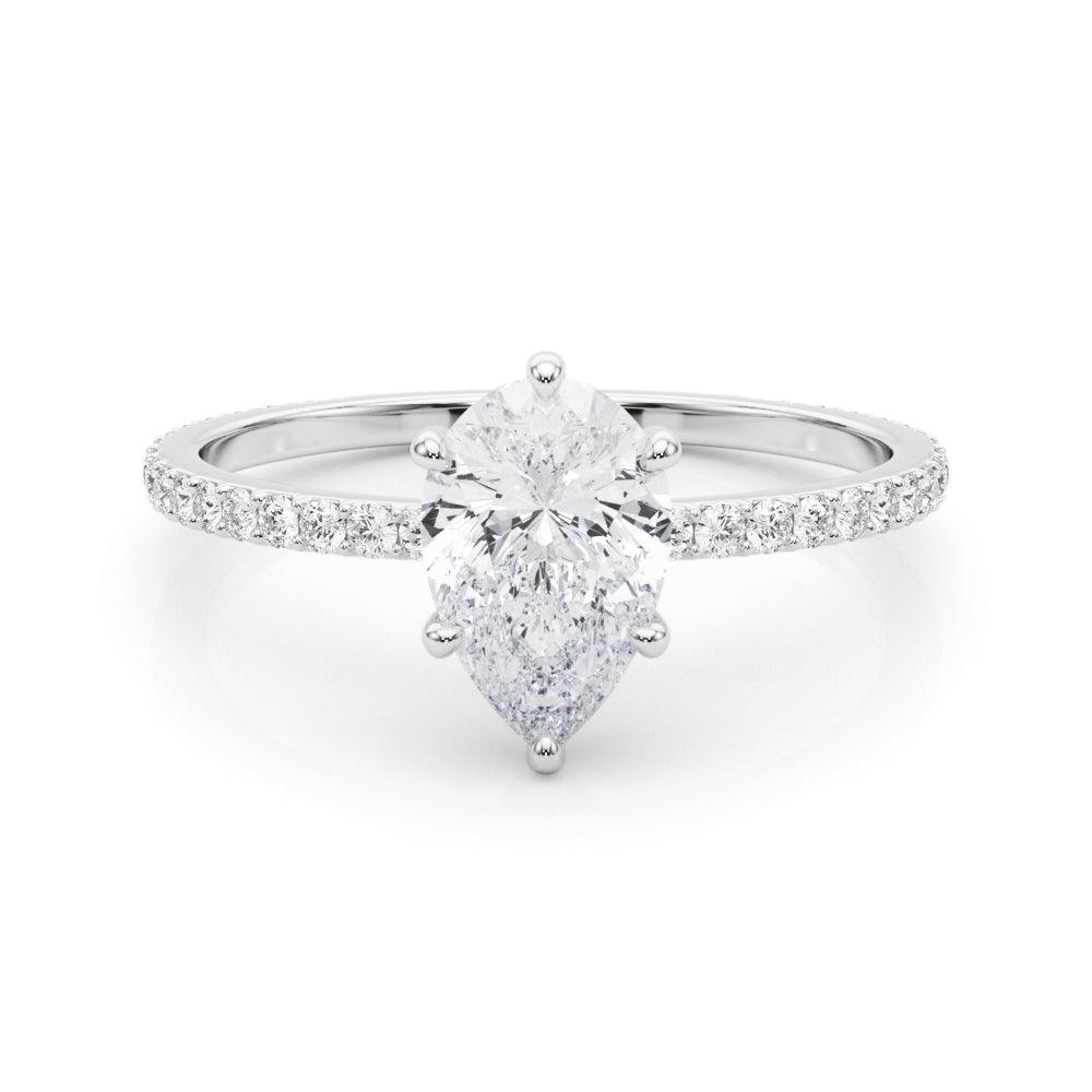 Halo Diamond Engagement Ring