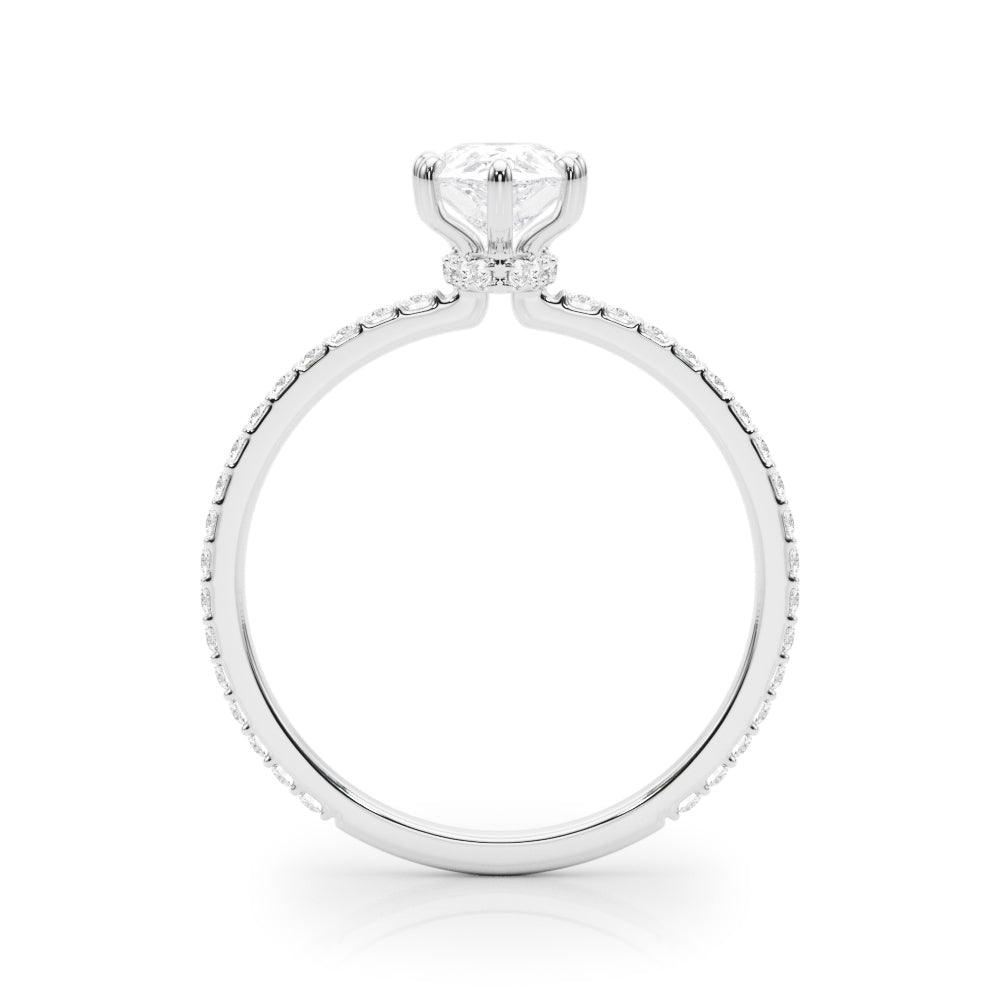 Halo Diamond Engagement Ring