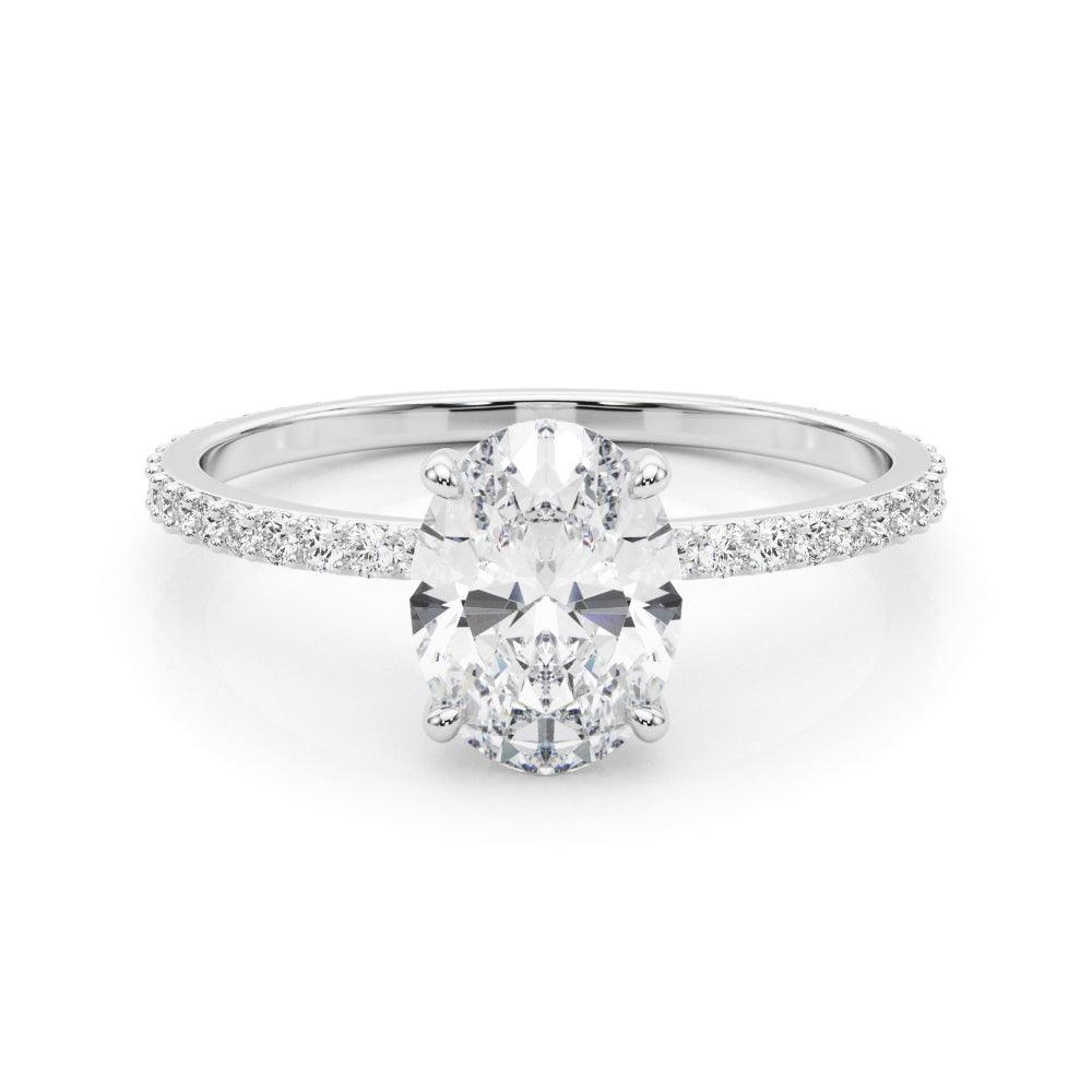 Halo Diamond Engagement Ring