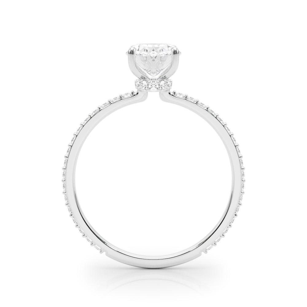 Halo Diamond Engagement Ring