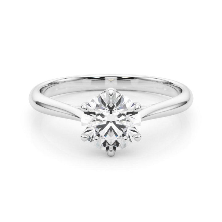 Solitaire Diamond Engagement Ring