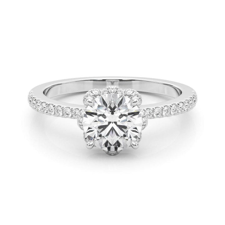 Halo Diamond Engagement Ring