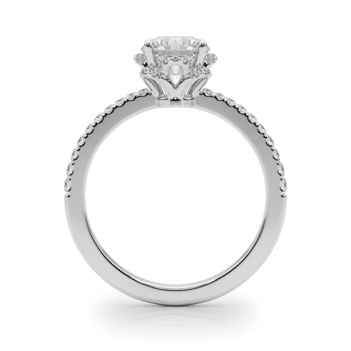 Halo Diamond Engagement Ring