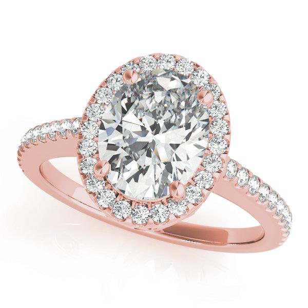 Halo Diamond Engagement Ring