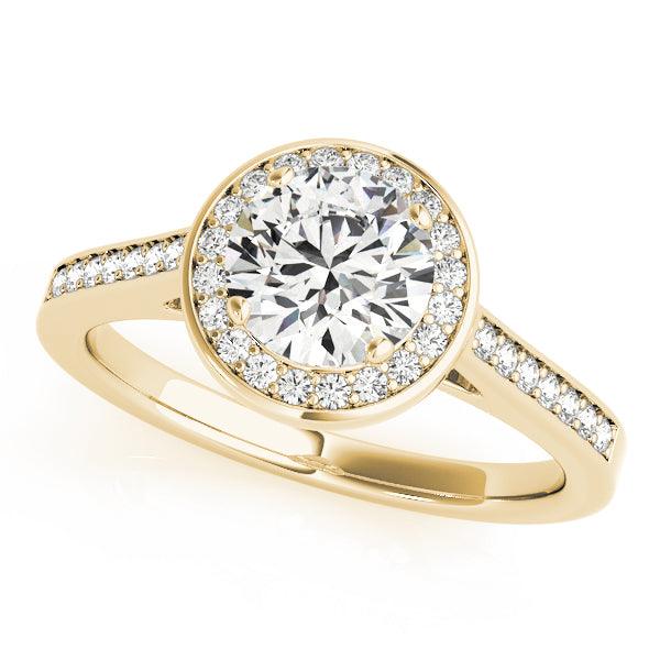 Halo Diamond Engagement Ring