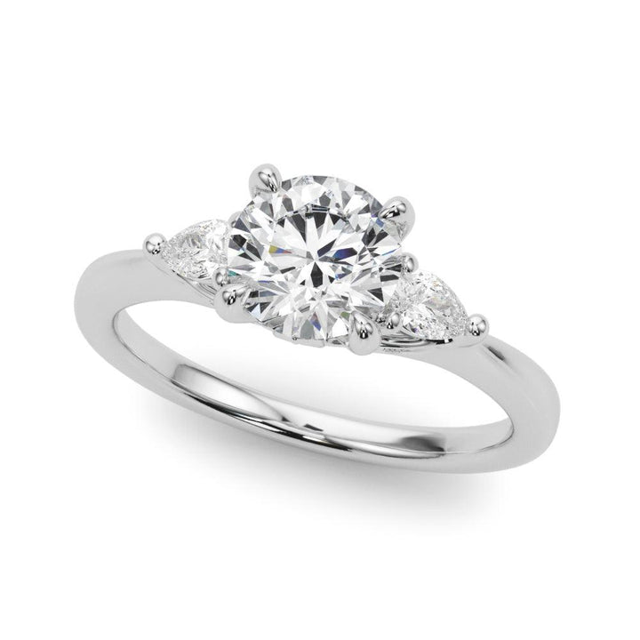 Three Stone Diamond Engagement Ring