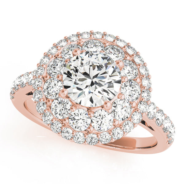 Halo Diamond Engagement Ring