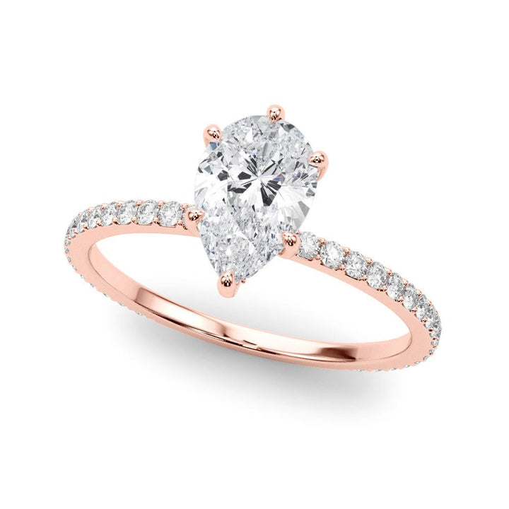 Halo Diamond Engagement Ring