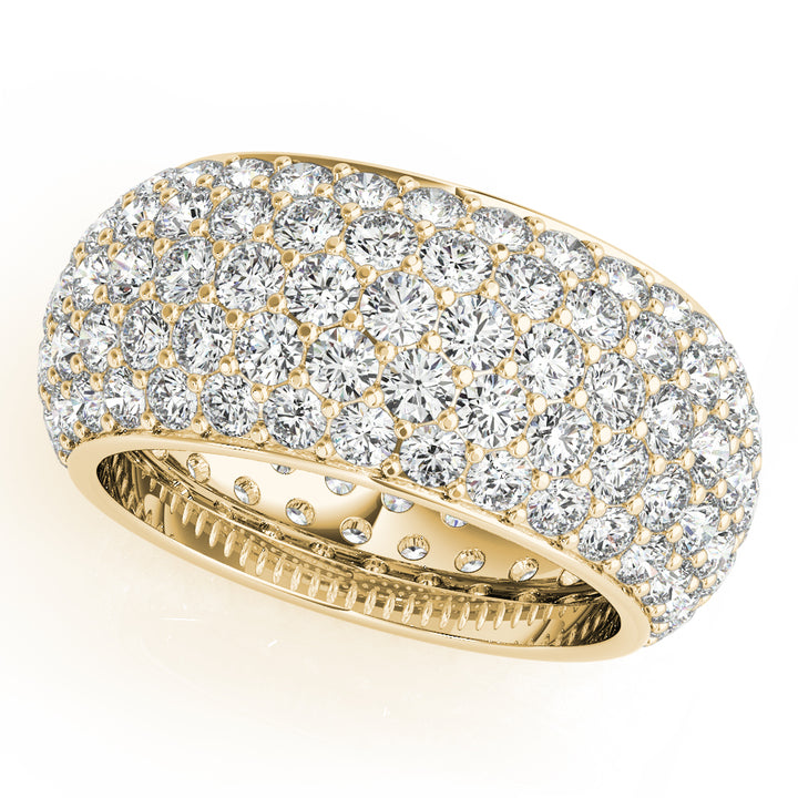 Pave Diamond Wedding Ring