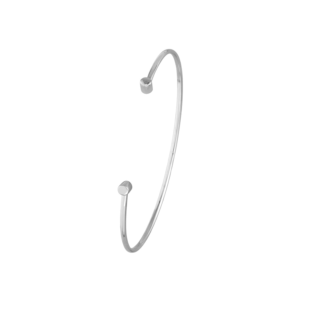 Cuff Bangle with Round Ends