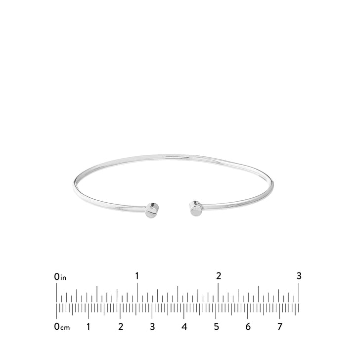 Cuff Bangle with Round Ends