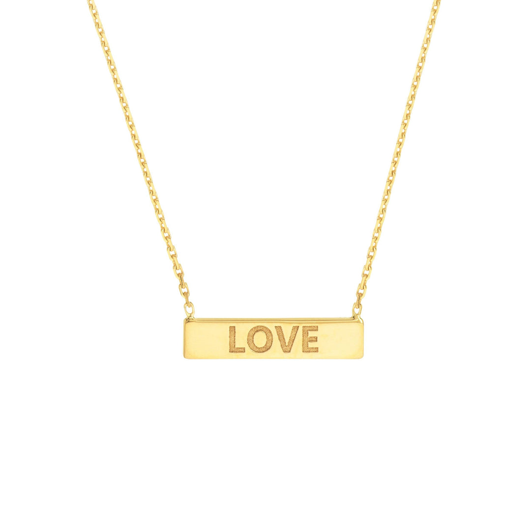 Mini Love Bar Adjustable Necklace