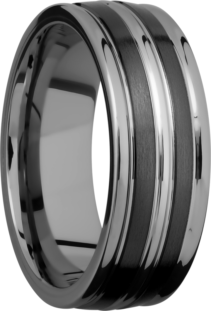 Ceramic and Tungsten Band