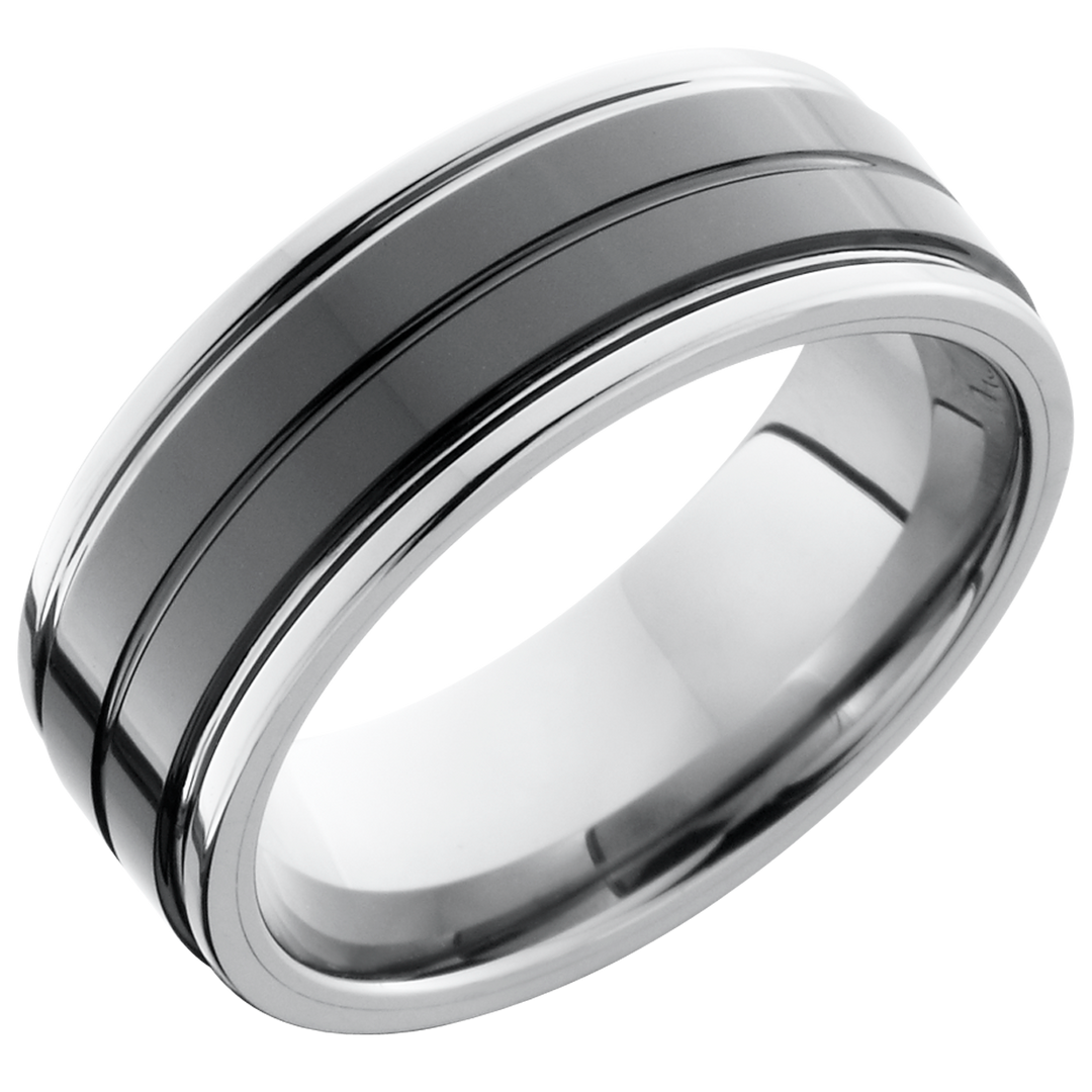 Ceramic and Tungsten Band