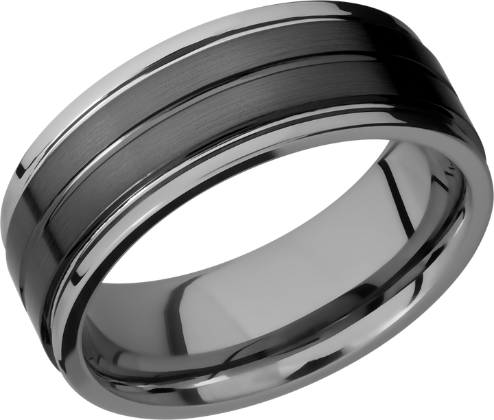 Ceramic and Tungsten Band