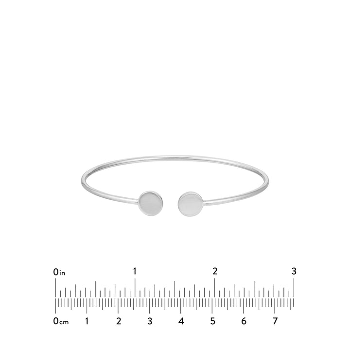 Disc Cuff Bangle