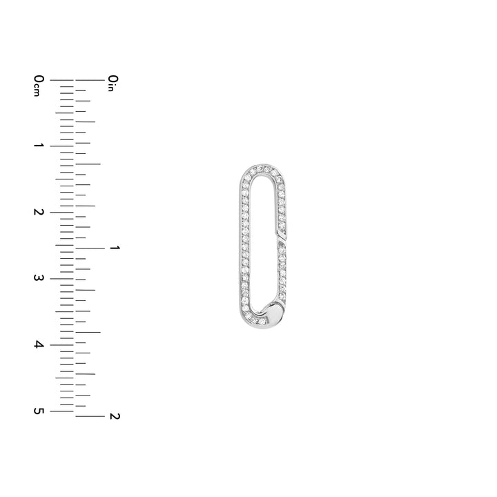 Diamond Designer Push Clasp