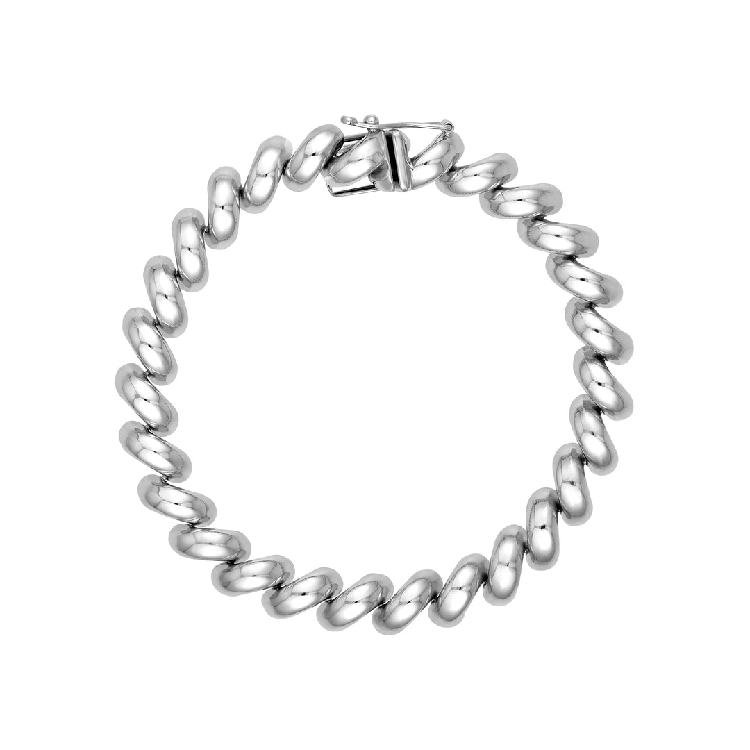 Sterling Silver San Marco Link Bracelet (7.6mm)