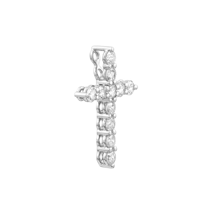 Diamond Cross Pendant (1/2tcw)