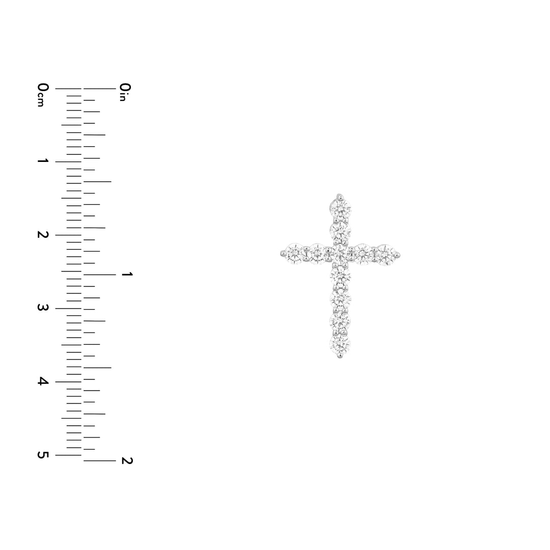 Diamond Cross Pendant (1tcw)