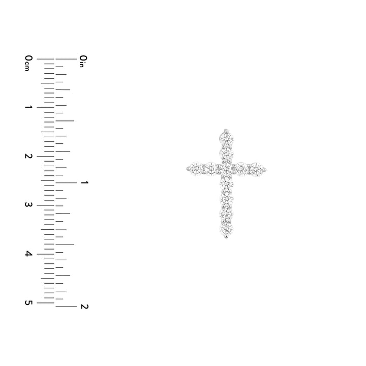 Diamond Cross Pendant (1tcw)